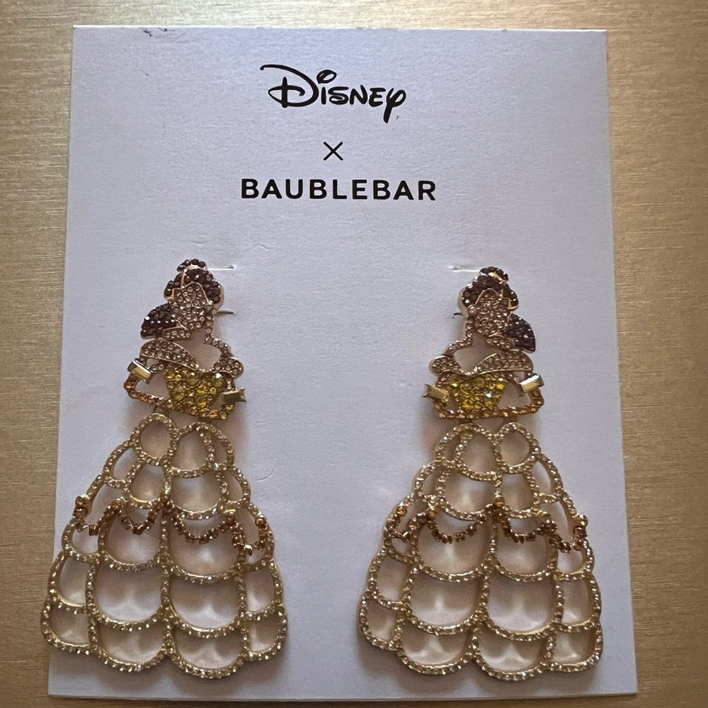 BAUBLEBAR x Disney Belle Earrings *** NEW w/o Tags***